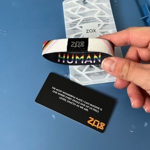 New zox la human pride band bracelet medium